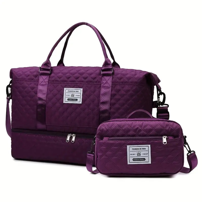 Sacs de rangement de voyage Lot de 2 sacs pliables et imperméables grande capacité