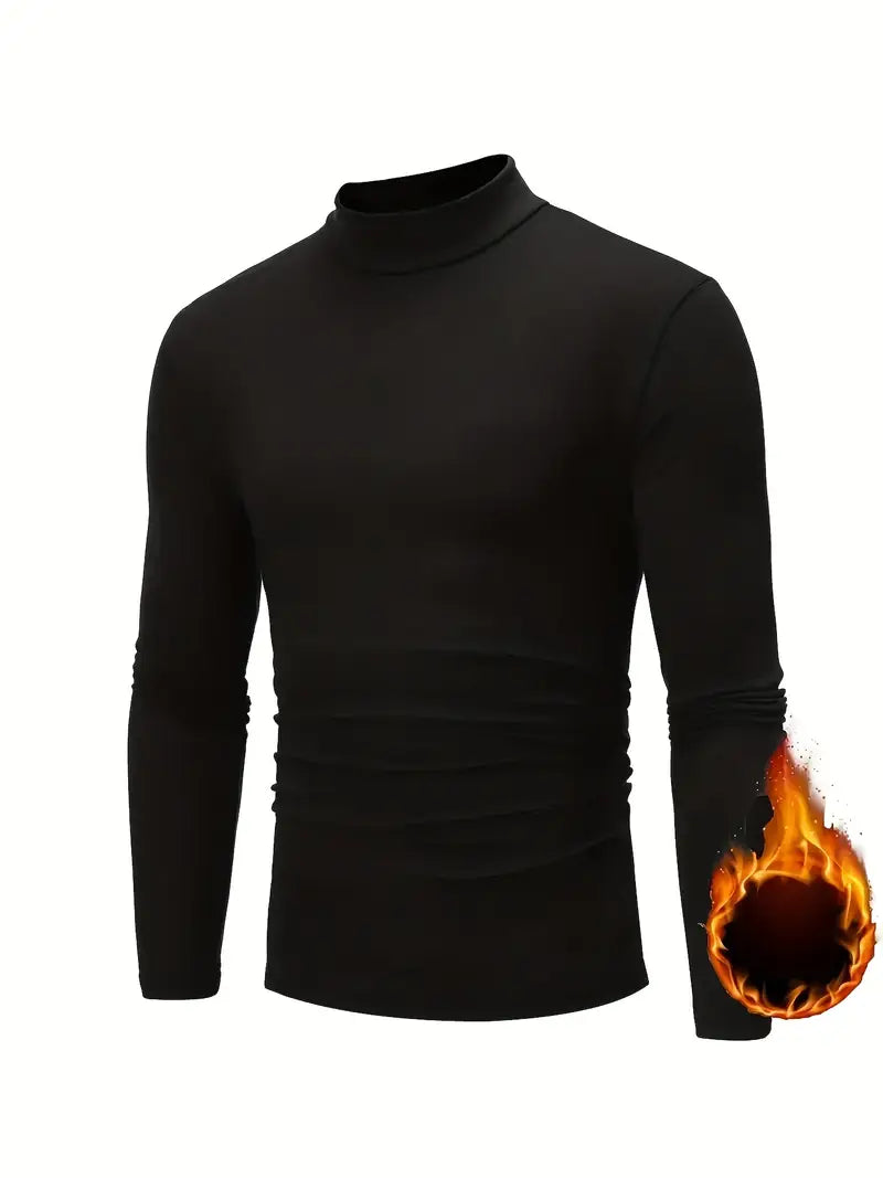 Sous-pull thermique homme – Lot de 6 cols roulés chauds – Sous-vêtements d’hiver respirants et confortables