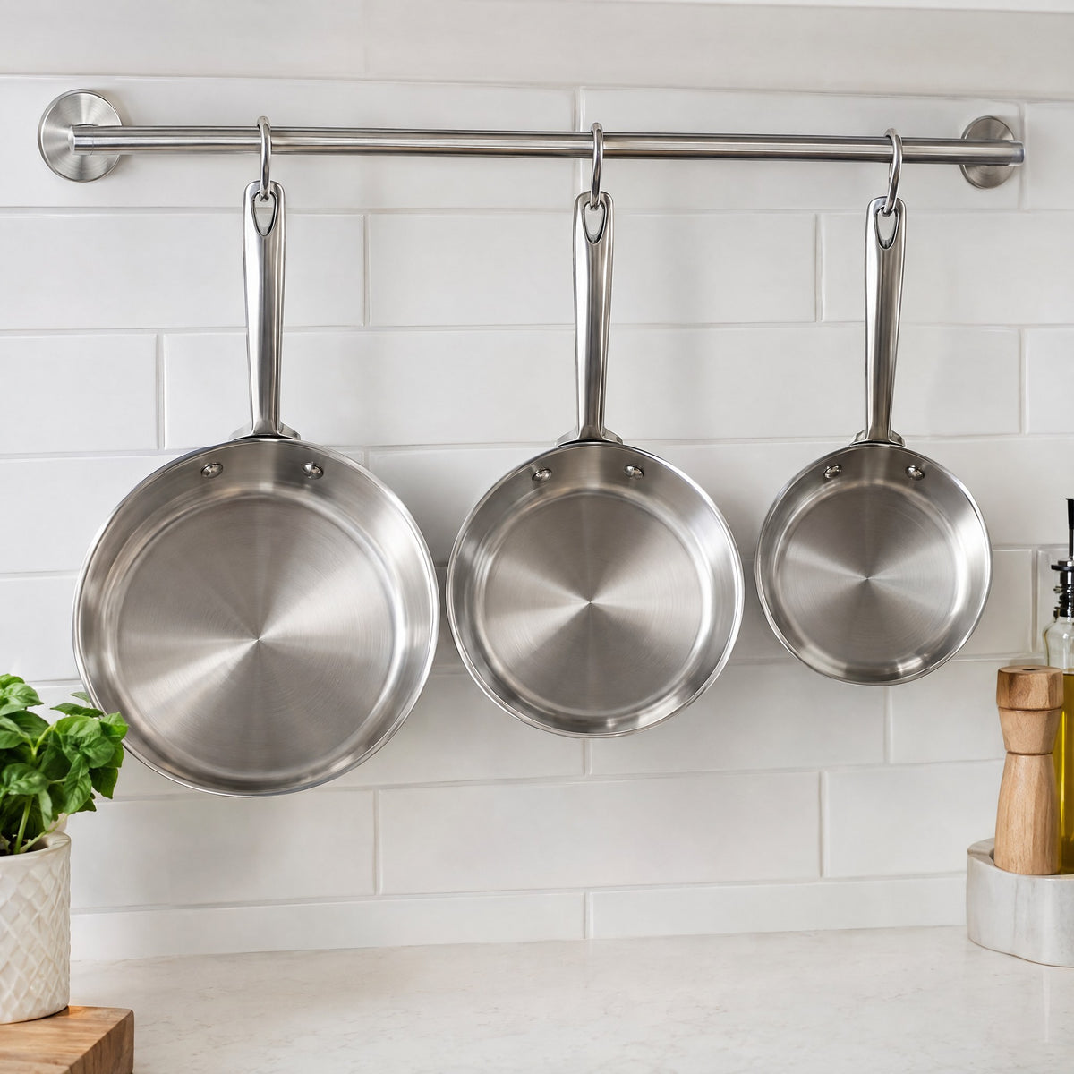 Trois tailles, et un inox qui reste beau