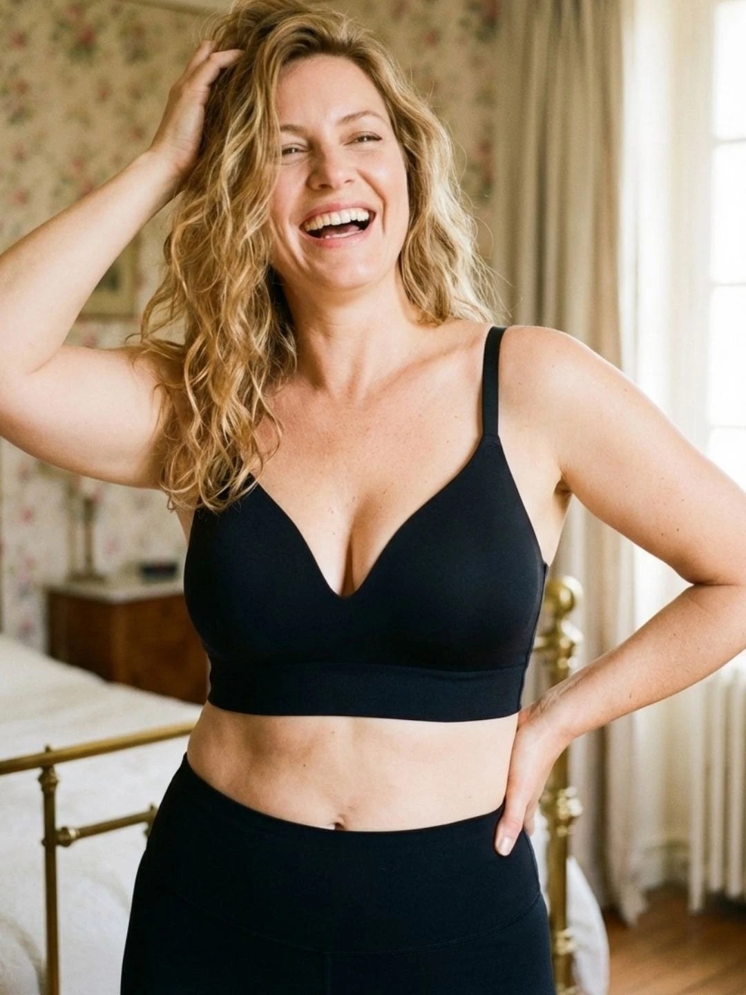 Le galbe d'un push-up, sans armature