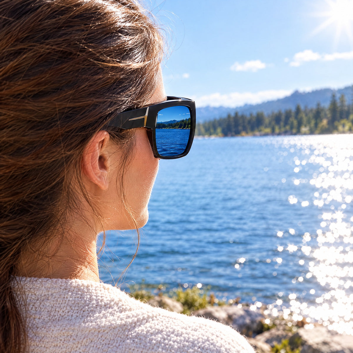 Des verres polarisés contre les reflets