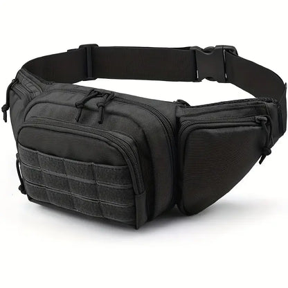 Sac banane homme tactique imperméable, coloris Noir