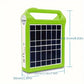 Lampe solaire portable avec panneau intégré – Éclairage LED et alimentation d’appoint idéale pour camping et urgences