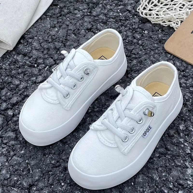Baskets fille léopard – Chaussures de sport tendance en toile respirante avec semelle antidérapante