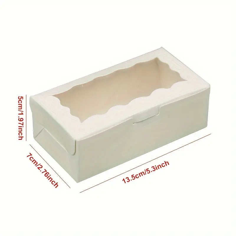 Boîtes kraft avec fenêtre transparente – Emballage pâtisserie, cookies et gâteaux faits maison