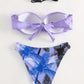 Bas de Bikini Femme Tropical – Taille Basse Imprimé Feuilles, Look Estival et Coloré