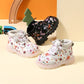 Chaussures bébé fille montantes à fleurs – Bottines imprimé floral antidérapantes