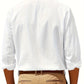 5 chemises boutonnées en lin pour hommes