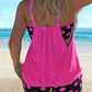 Maillot de Bain Femme 2 Pièces Tankini à Pois – Shorty et Haut Décolleté, Style Plage Confort & Élégance
