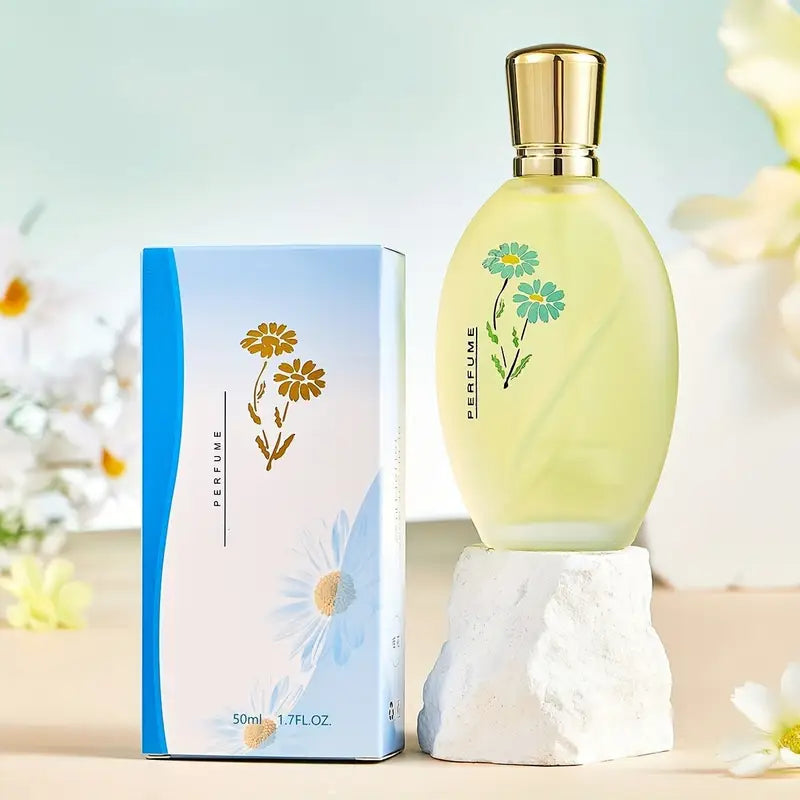 Parfum Femme Floral en Vaporisateur – Flacon Élégant avec Motif Fleur – Fraîcheur et Douceur Longue Durée