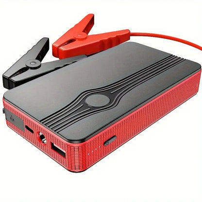 Booster de Batterie Portable Jump Starter – Démarreur d’Urgence avec Pinces pour Voiture et Moto