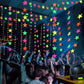 Guirlande Étoiles Fluorescentes – Décoration Lumineuse pour Soirée, Anniversaire, Mariage et Fête Thème Disco