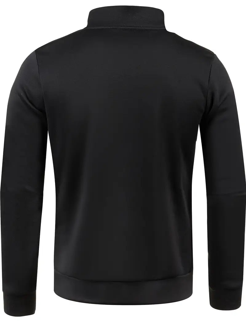 Veste Zippée Homme Polaire Légère – Gilet Chaud à Col Montant pour l’Hiver