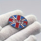 Pin’s Oasis UK drapeau Union Jack – Broche vintage rock britannique pour fans de musique