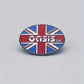 Pin’s Oasis UK drapeau Union Jack – Broche vintage rock britannique pour fans de musique