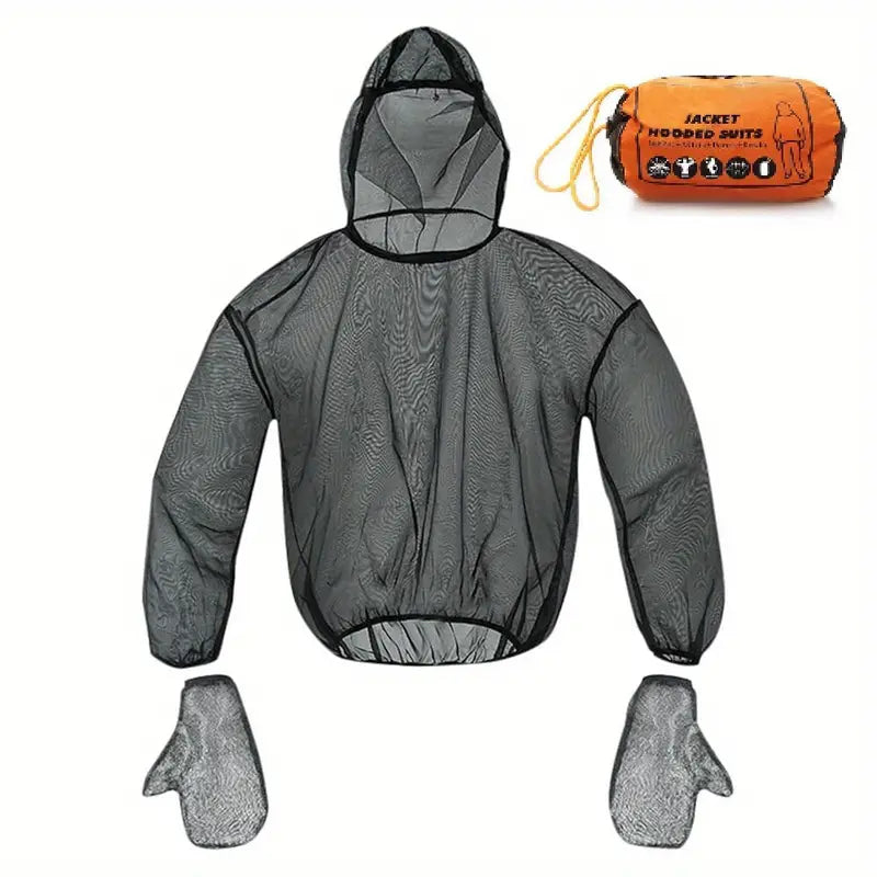 Veste anti-moustiques en maille respirante – Protection efficace contre les insectes pour activités extérieures