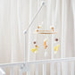 Support mobile en bois pour lit bébé – Bras rotatif décoratif pour chambre bébé