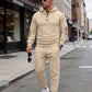 Ensemble Homme : Sweat à Capuche Jacquard Tricoté et Pantalon
