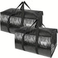Lot de 2 sacs de rangement grande capacité  Organisation idéale pour vêtements, couettes et linge