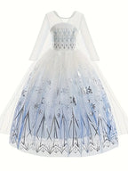 Robe Reine des Neiges fille