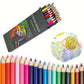 Boîte de 18 Crayons de Couleur Intenses – Idéal pour Dessin, Croquis et Coloriage Artistique