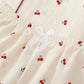 Pyjama Femme Été à Motif Cerises – Ensemble Haut Chemise & Short Léger