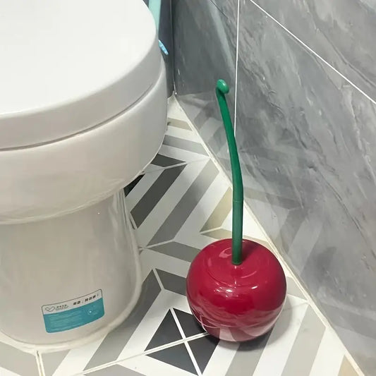 Brosse de Toilette Originale en Forme de Cerise – Design Décoratif et Pratique