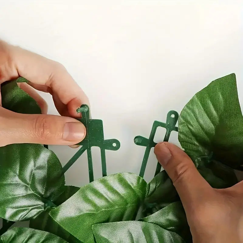 Brise-Vue Feuillage Artificiel en Rouleau – Haie Verte de Jardin pour Clôture, Balcon et Terrasse