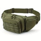 Sac banane homme tactique imperméable, coloris Vert