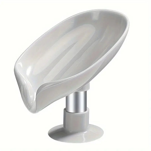 Porte-Savon Égouttoir Auto-Drainant – Support Incliné Antidérapant pour Lavabo, Douche ou Évier