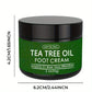 Crème Pieds Tea Tree Oil – Hydratante et Réparatrice avec Aloe Vera, Menthol et Vitamine E (55g)