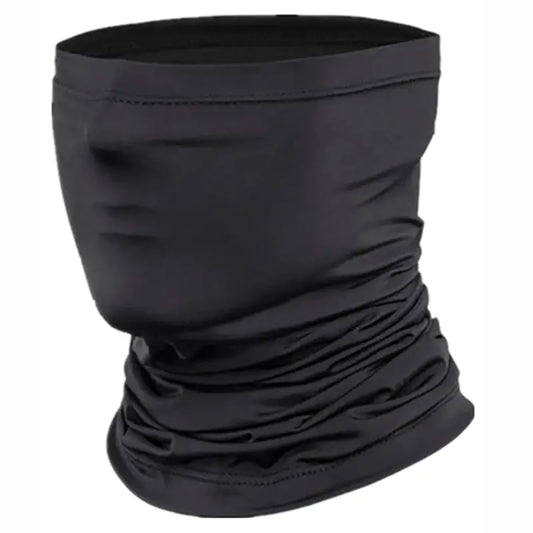 Tour de cou sport multifonction noir – Cache-cou respirant pour running, vélo et outdoor