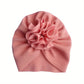 Turban Bébé avec Fleur en Tissu – Chapeaux et Casquettes Enfant Élégants | Bonnet Mode Fille Confort & Style