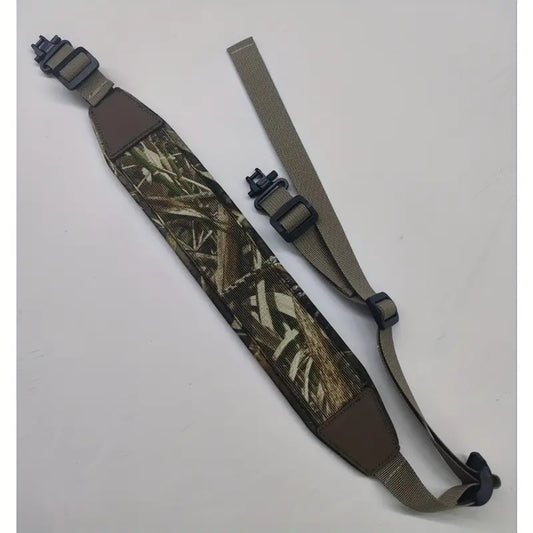 Sangle de transport camouflage réglable – Bandoulière tactique confortable pour fusil, sac ou équipement