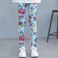 Pantalon Legging Fille – Imprimé Papillon et Étoiles, coloris Coloré