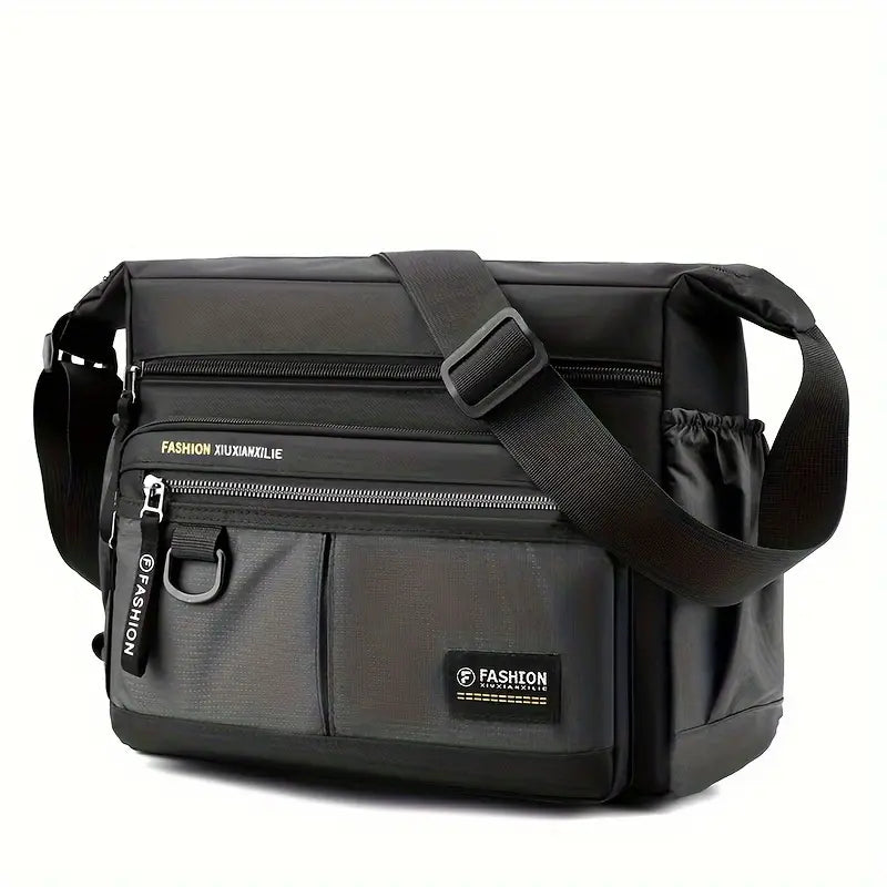 Sac à main homme bandoulière imperméable  Design moderne et poches multiples pour un rangement pratique