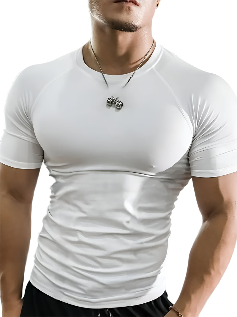 Maillot de Corps Gainant Manches Courtes pour homme - Affine la Silhouette & Respirant
