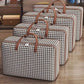 Set de valises motif pied de poule  Bagages rigides élégants pour voyages
