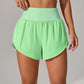 Short de sport femme taille haute – Short fitness respirant et confortable pour entraînement