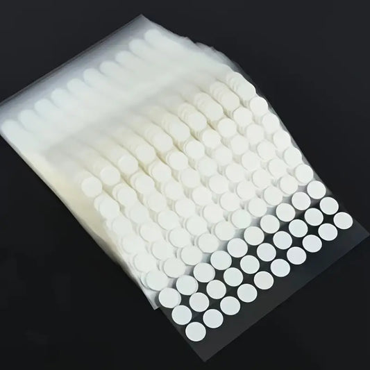 100 Pastilles Adhésives Rondes Double Face – Autocollants Puissants pour DIY, Bureau, Mur et Décoration
