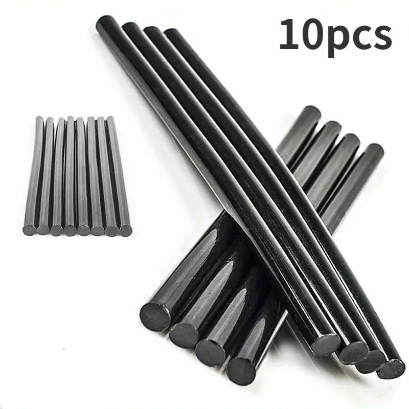 Bâtons de Colle Noire à Chaud – Pack de Recharges Universelles Ø11mm pour Pistolet Thermique, Multi-Usages et Haute Adhérence