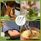Pinces de cuisine en acier inoxydable – Ustensiles de barbecue et camping disponibles en 3 tailles