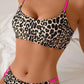 Ensemble Bikini Léopard à Lanières – Style Sauvage & Détails Sexy