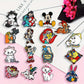 Lot de Broches Disney Enfant – Pins Mickey, Stitch, Bambi, La Petite Sirène, Winnie et Personnages Classiques
