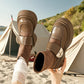 Bottes fille marron à semelles épaisses avec bride – Style moderne et confortable