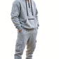 Ensemble décontracté et athlétique à capuche zippée pour homme