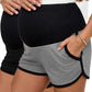 Short de Grossesse Confortable avec Taille Élastique Haute – Vêtements Maternité Décontractés