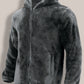 Prêt pour l'Hiver Veste à Capuche Gris Clair pour Hommes de Grande