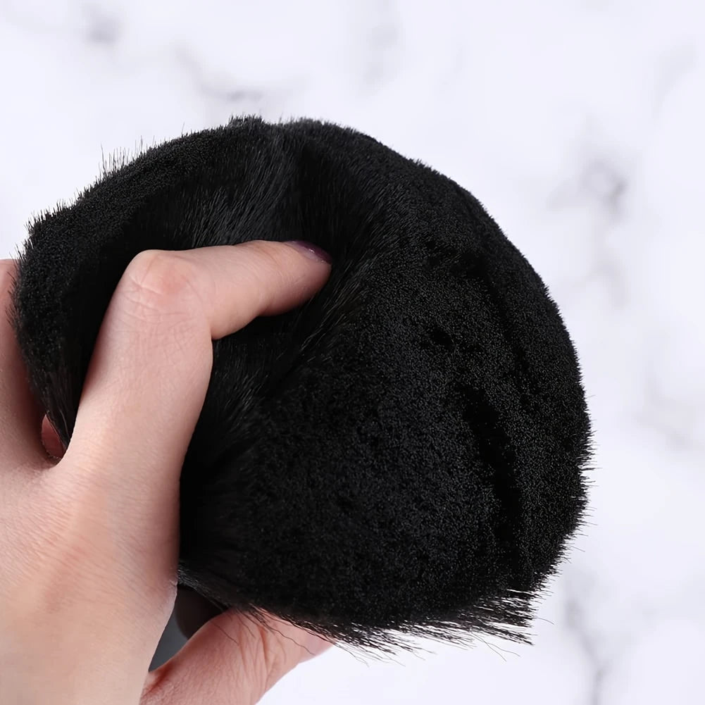 Brosse de Nettoyage Cou de Coiffeur – Brosse Poudre Anti-Chute pour Barbier et Salon de Coiffure