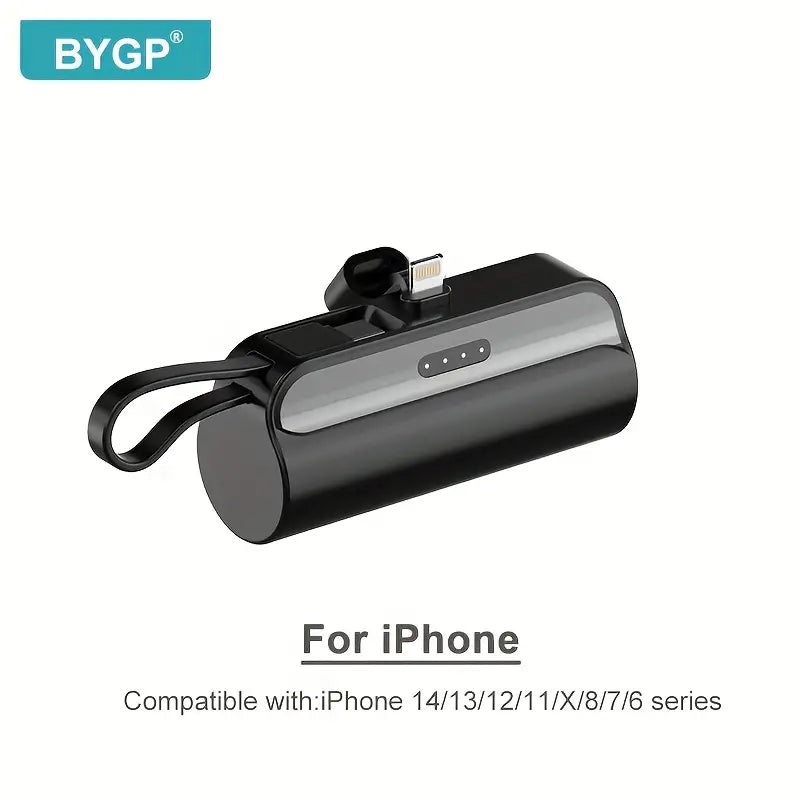 Mini Power Bank 5000mAh – Batterie Externe Compacte avec Charge Rapide et Prise en Main Facile